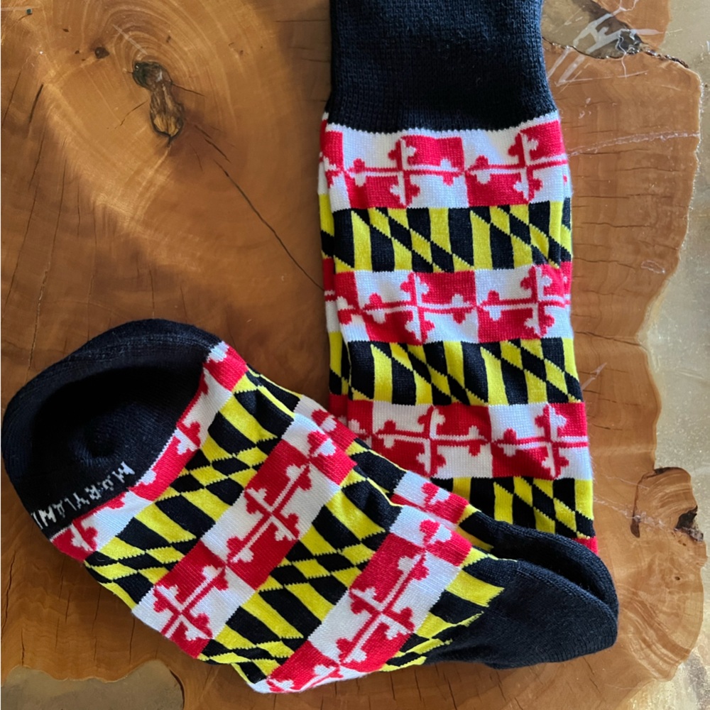 Maryland Flag Patterned men’s Socks